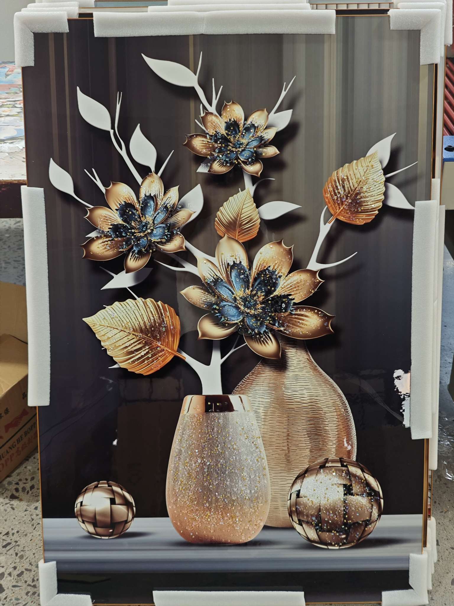 晶瓷画钻石画沙发背景画立体画钻石画详情图4