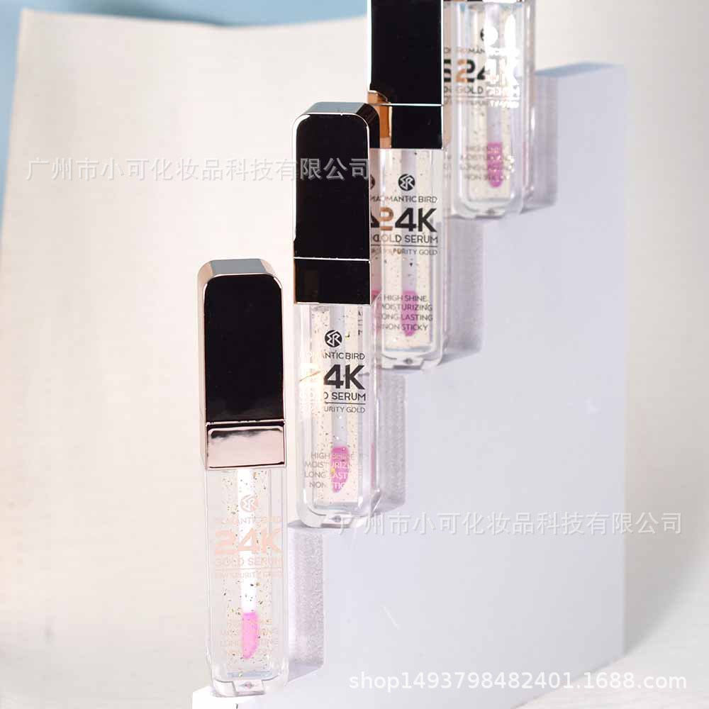 RB350 New ROMANTIC BIRD Gold Leaf Color-changing Moisturizing Lip Oil and Lip Gloss Magic lipoil Application Scenario