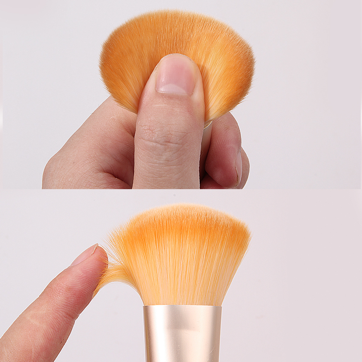 2024 New diamond-encrusted makeup brush, soft loose brush, no powder blush brush, portable and exquisite makeup tool in stock details Picture