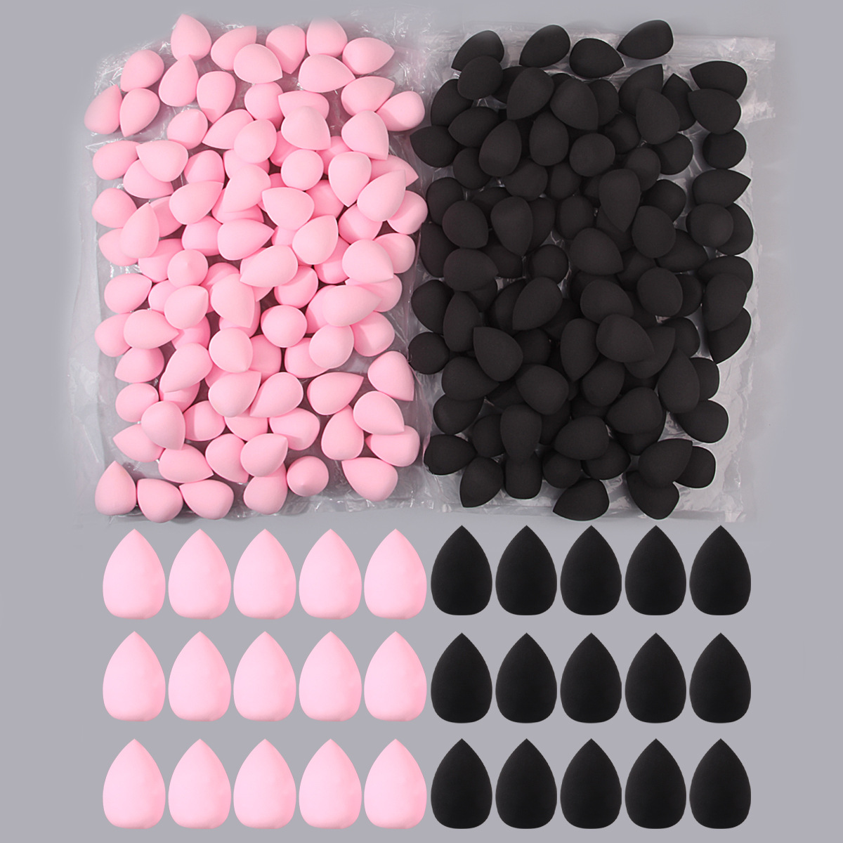 Cross-border best-selling beauty sponges, powder puffs, makeup sponges, water drop powder puffs, makeup eggs, A-grade large dry and wet sponge eggs Specification drawing