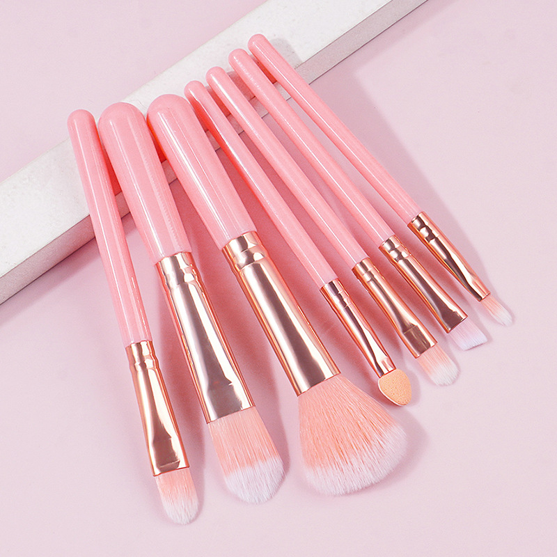 7-piece makeup brush set for beginners, portable facial eyeshadow brush, blush gift, brush, beauty tools wholesale full figure