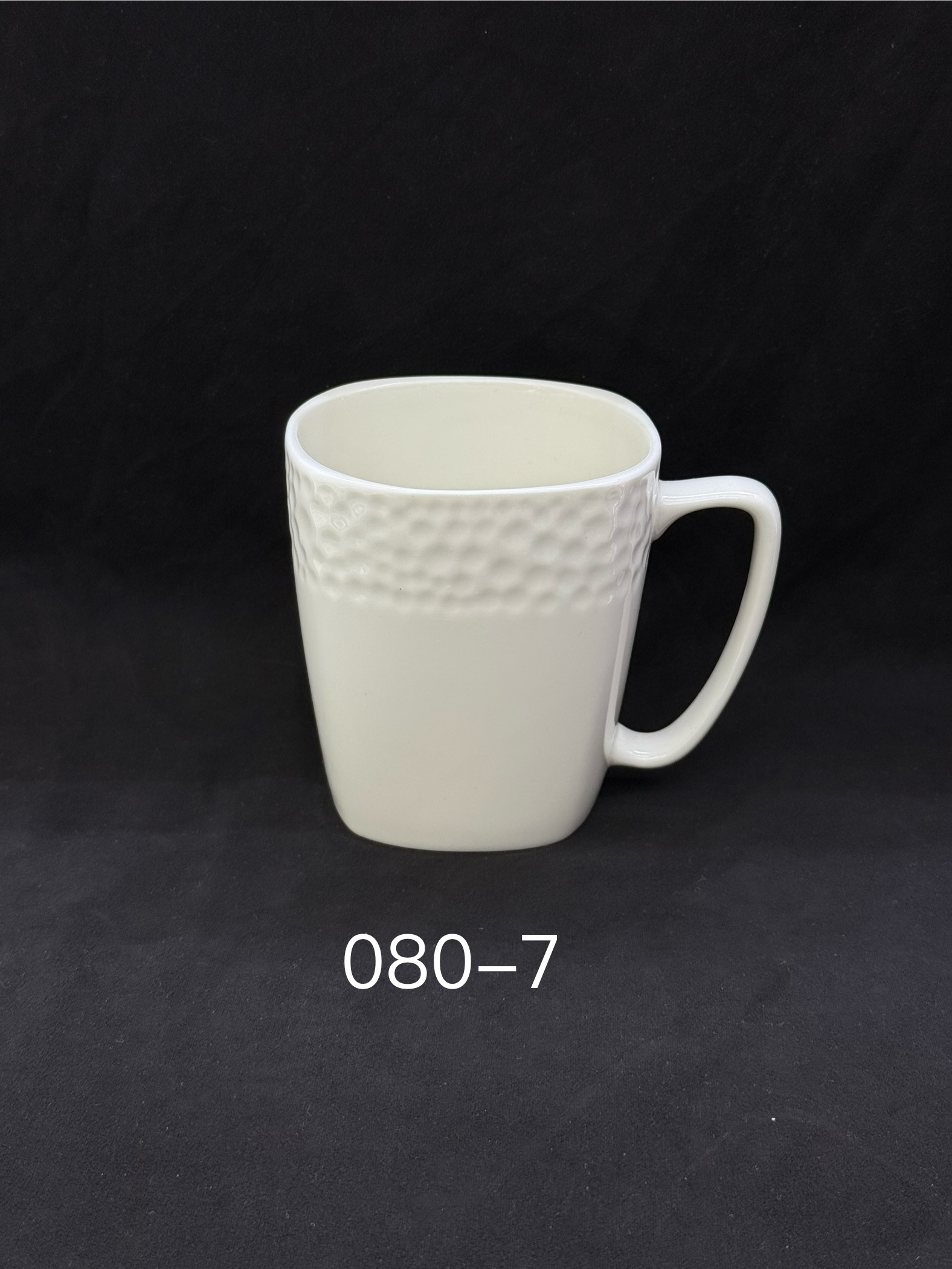 陶瓷杯/咖啡杯/现货哑光马克杯/夜光莲花杯/马克杯陶瓷杯白底实物图