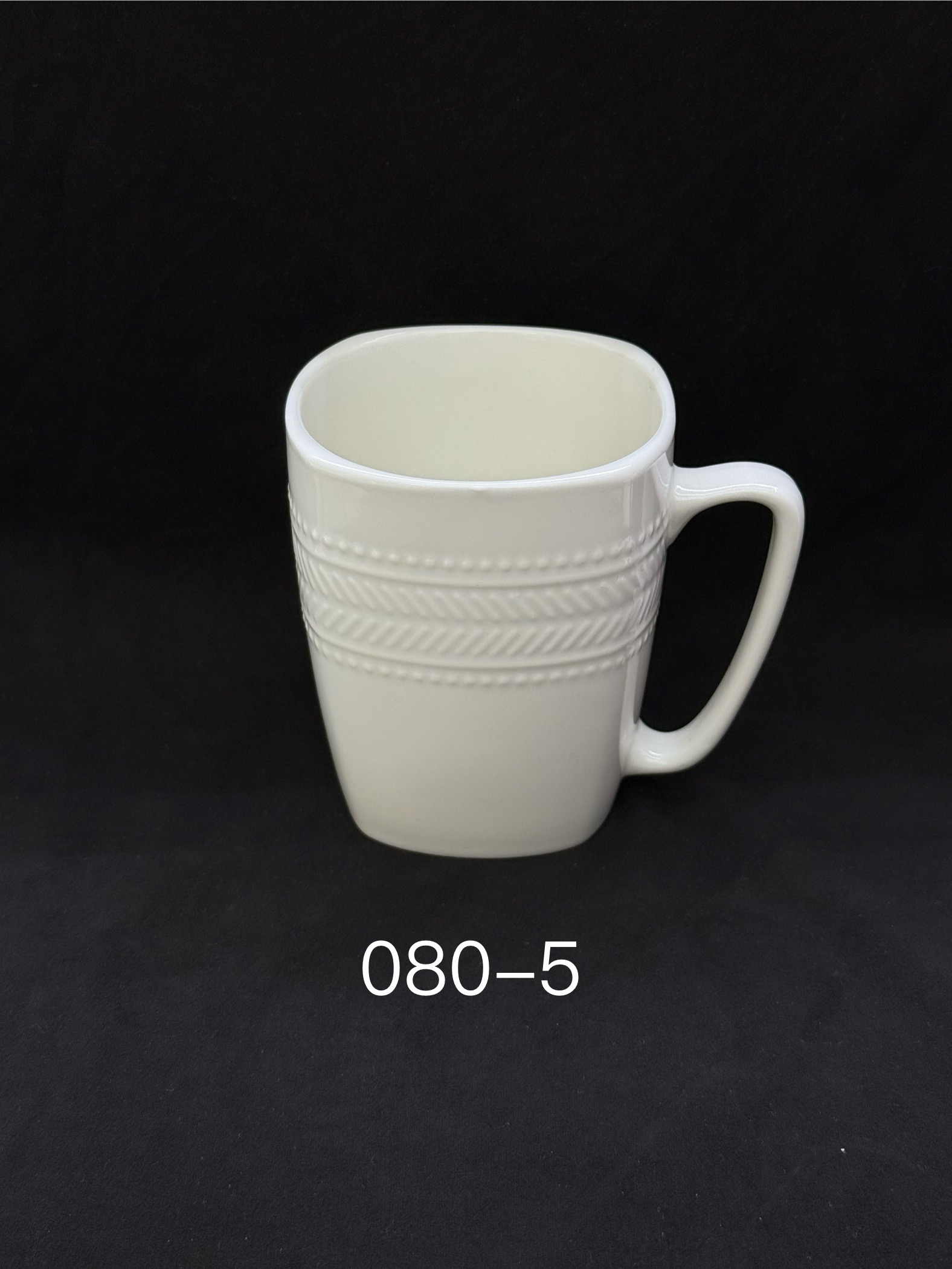 陶瓷杯/咖啡杯/现货哑光马克杯/夜光莲花杯/马克杯陶瓷杯白底实物图