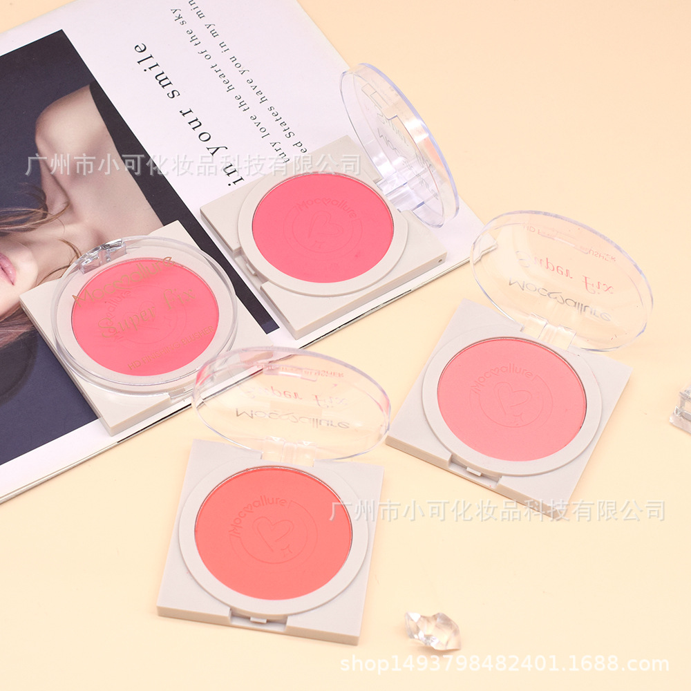 Only for cross-border export [MOC] ES3713 single-color matte blush BLUSHER rouge new product wholesale, pink and tender Application Scenario