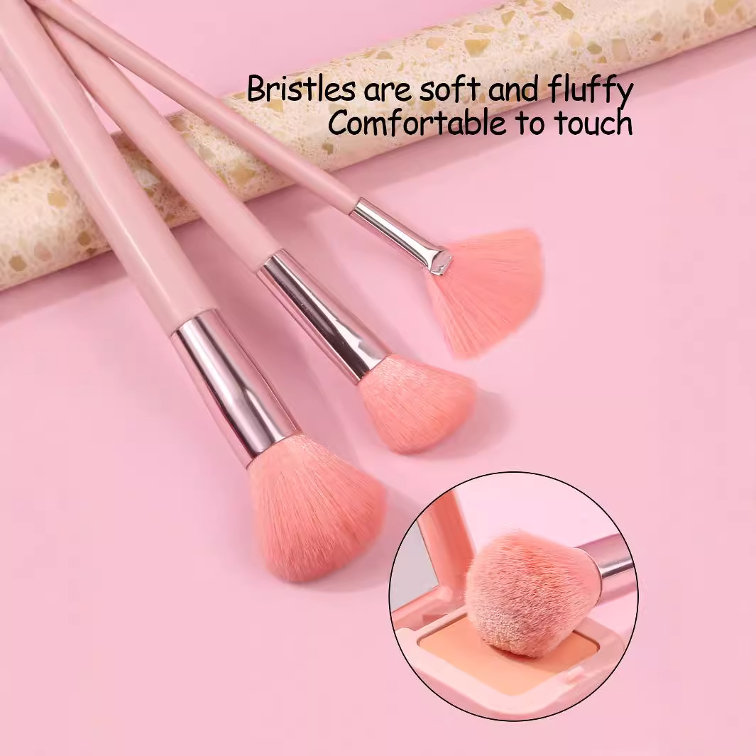 New cherry blossom powder gift box set of 8 makeup brushes, makeup eyeshadow powder and blush brushes in stock, professional makeup set brushes Specification drawing
