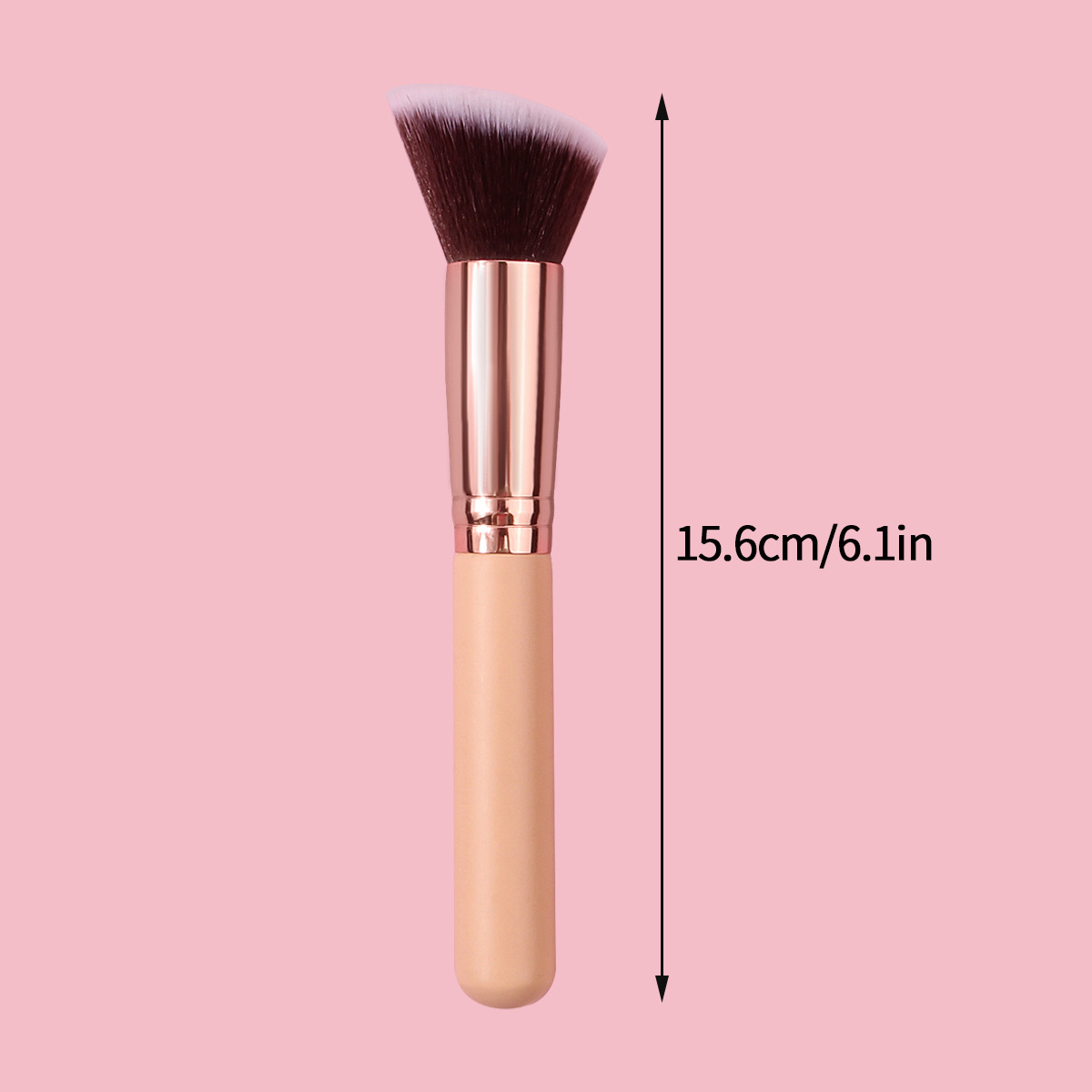 High-quality flat and slanted foundation brush, contouring brush, beginner makeup tool, facial contour brush, portable makeup brush Application Scenario