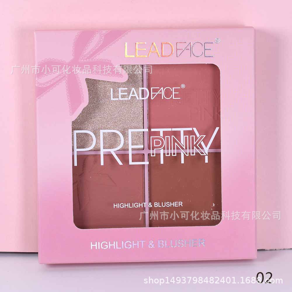 FA004 High-gloss Brightening LEADFACE's new 2025 Nine-Color matte Blush Blush Makeup Palette BLUSHER Application Scenario