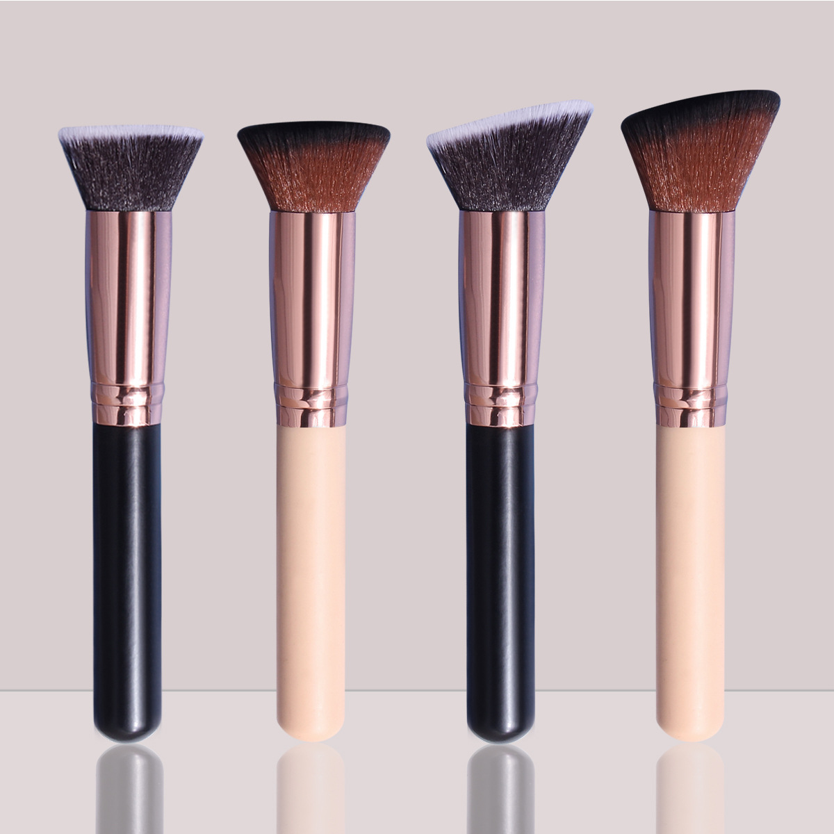 High appearance level, fluffy and soft contouring brush, side oblique Angle nose shadow brush, shadow brush, contour brush, blush brush, makeup brush full figure