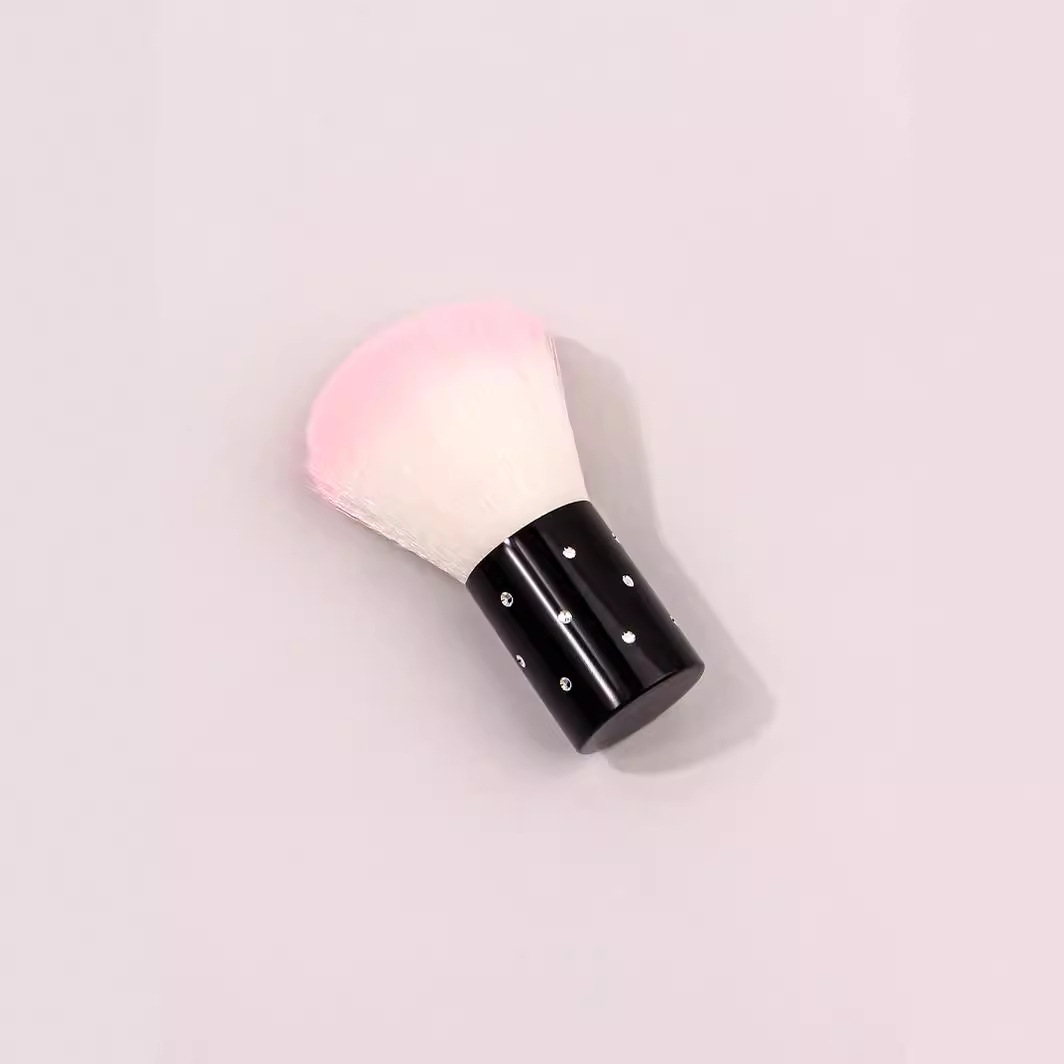 Pink nail brush, dust brush, nail tool, soft cleaning, makeup brush, multi-functional KABUKI Item Picture