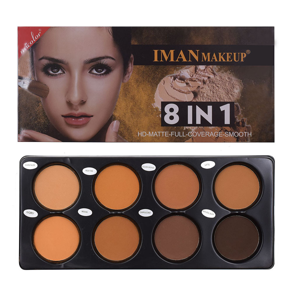 Only export [MICOLOR] matte eight-color contouring tray, high disc, side shadow, nose shadow makeup tray Application Scenario