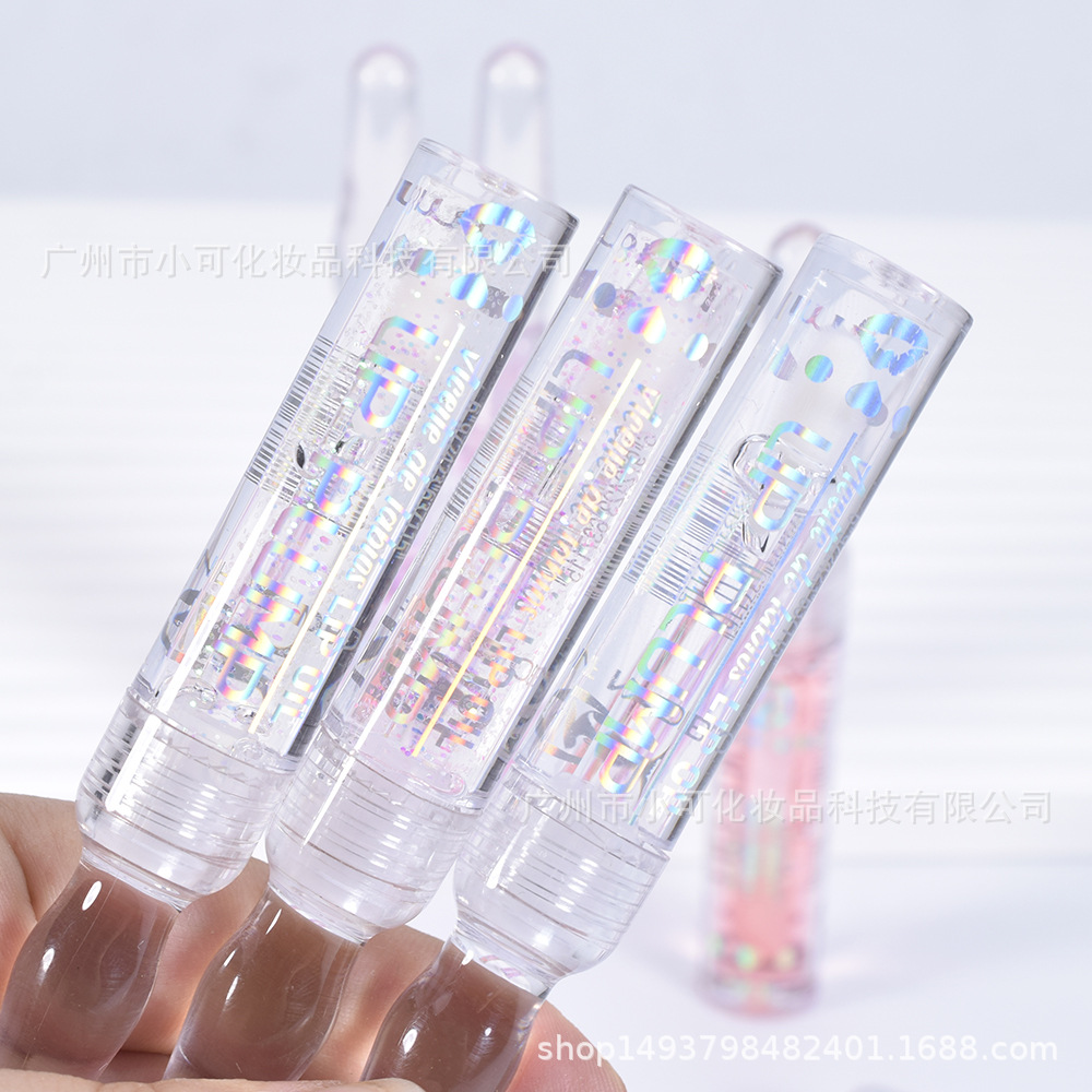 Cross-border export [IMAN OF NOBLE] 7194B Transparent Moisturizing lip Oil lip plump details Picture