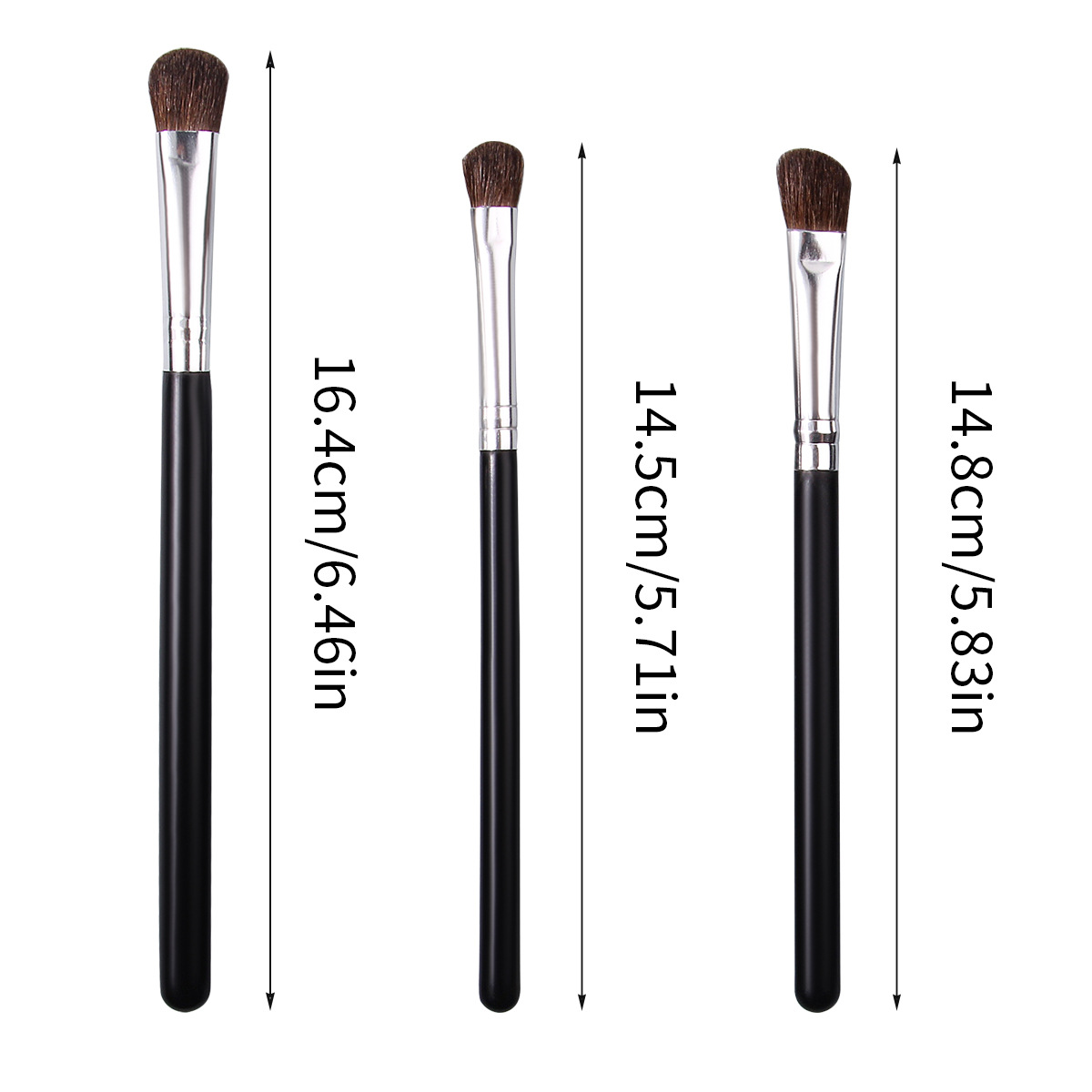 Selected horsehair eyeshadow brush set, strong soft bristle blending brush, detail brush, portable beginner's eye makeup tool Application Scenario