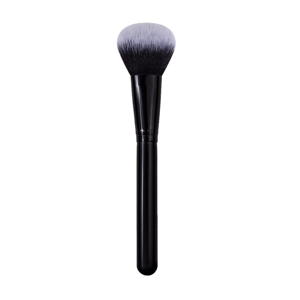 Wholesale price of single large black wooden handle loose brush blush brush, multi-functional makeup brush, soft bristle portable high-gloss brush Item Picture