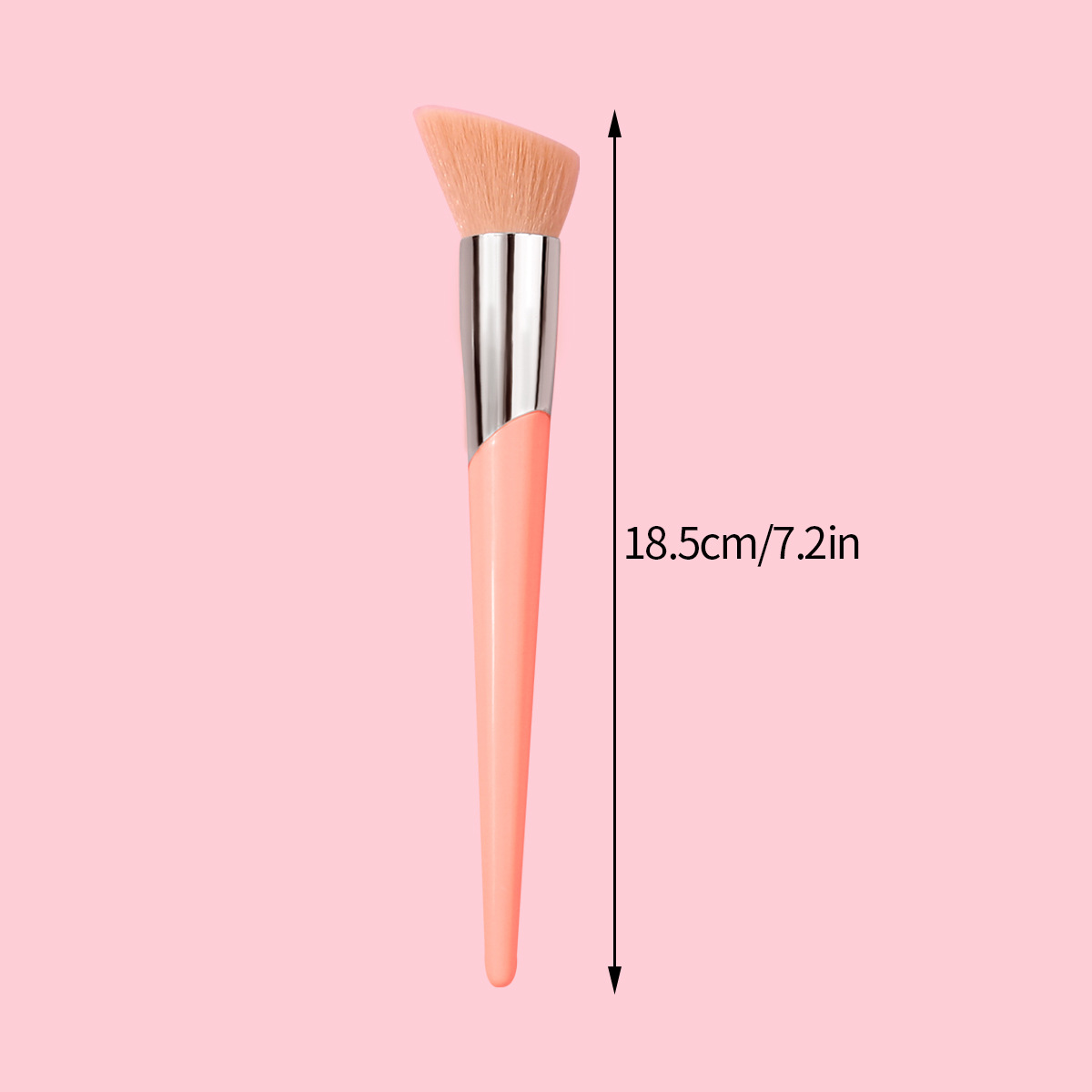 Soft-bristled, slanted contouring brush, setting honey brush, no makeup, no shedding, loose powder blush, refreshing hand makeup brush Application Scenario