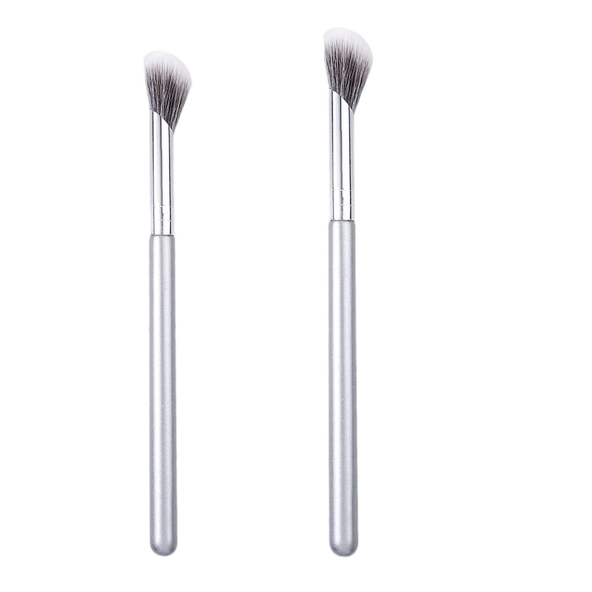 Silver flame Highlight brush, Nose side shadow brush, portable soft bristle eye makeup and blending brush for beginners, in stock makeup tools Item Picture