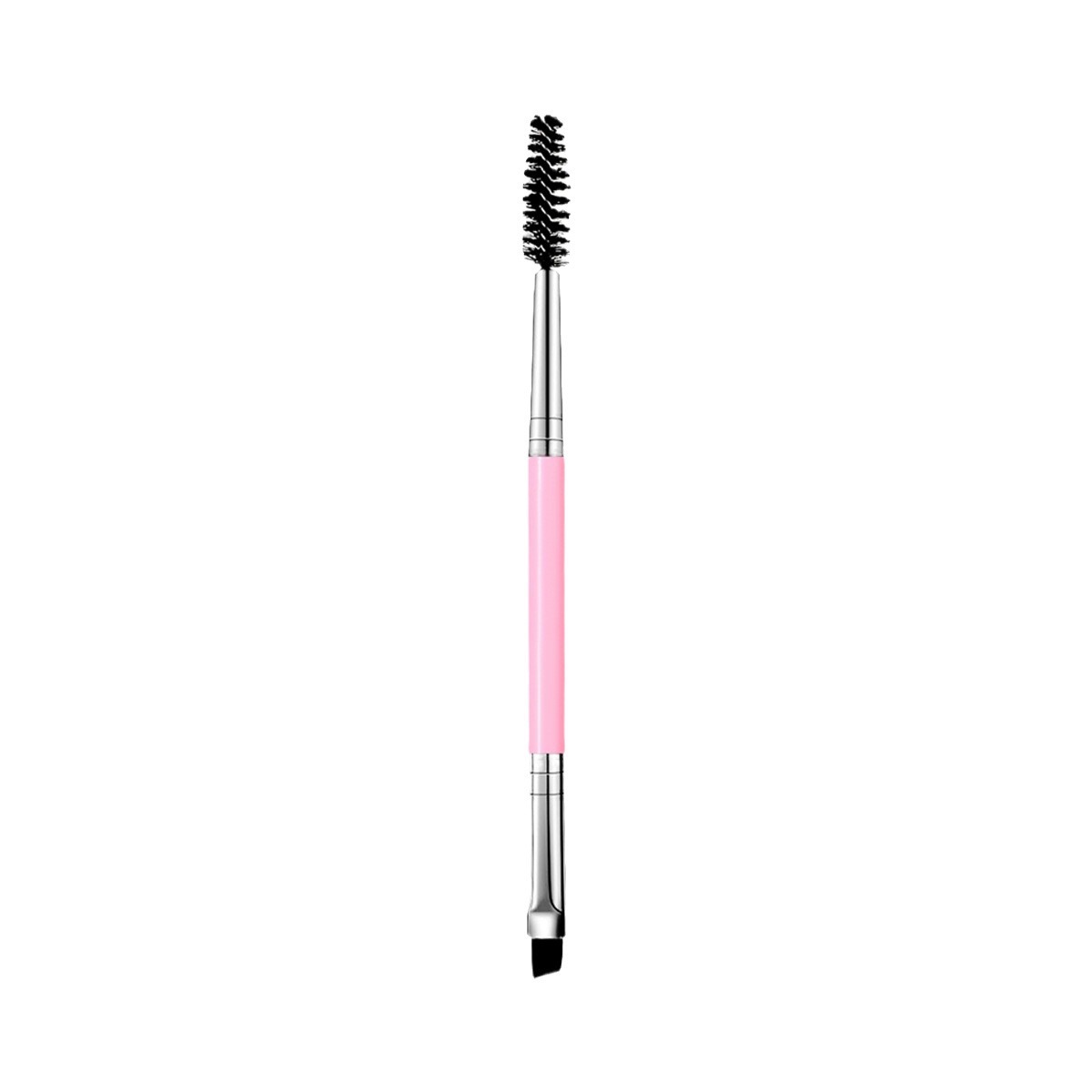 Multi-functional double-headed eyebrow brush, eyelash brush, eyelash curl makeup spiral brush, angled eyebrow brush, eyeliner brush, eye makeup tool Item Picture