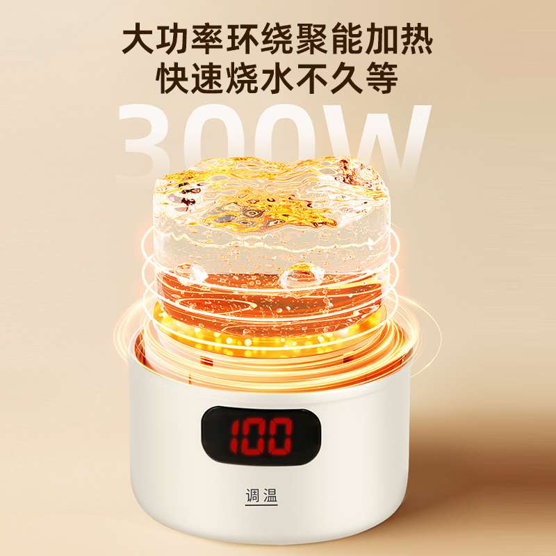 Portable water boiling cup, household small electric kettle, travel automatic heating insulated cup, office health preservation wonder, electric kettle, stainless steel pot, electric kettle, electrical water boiling kettle, travel electric kettle undefined