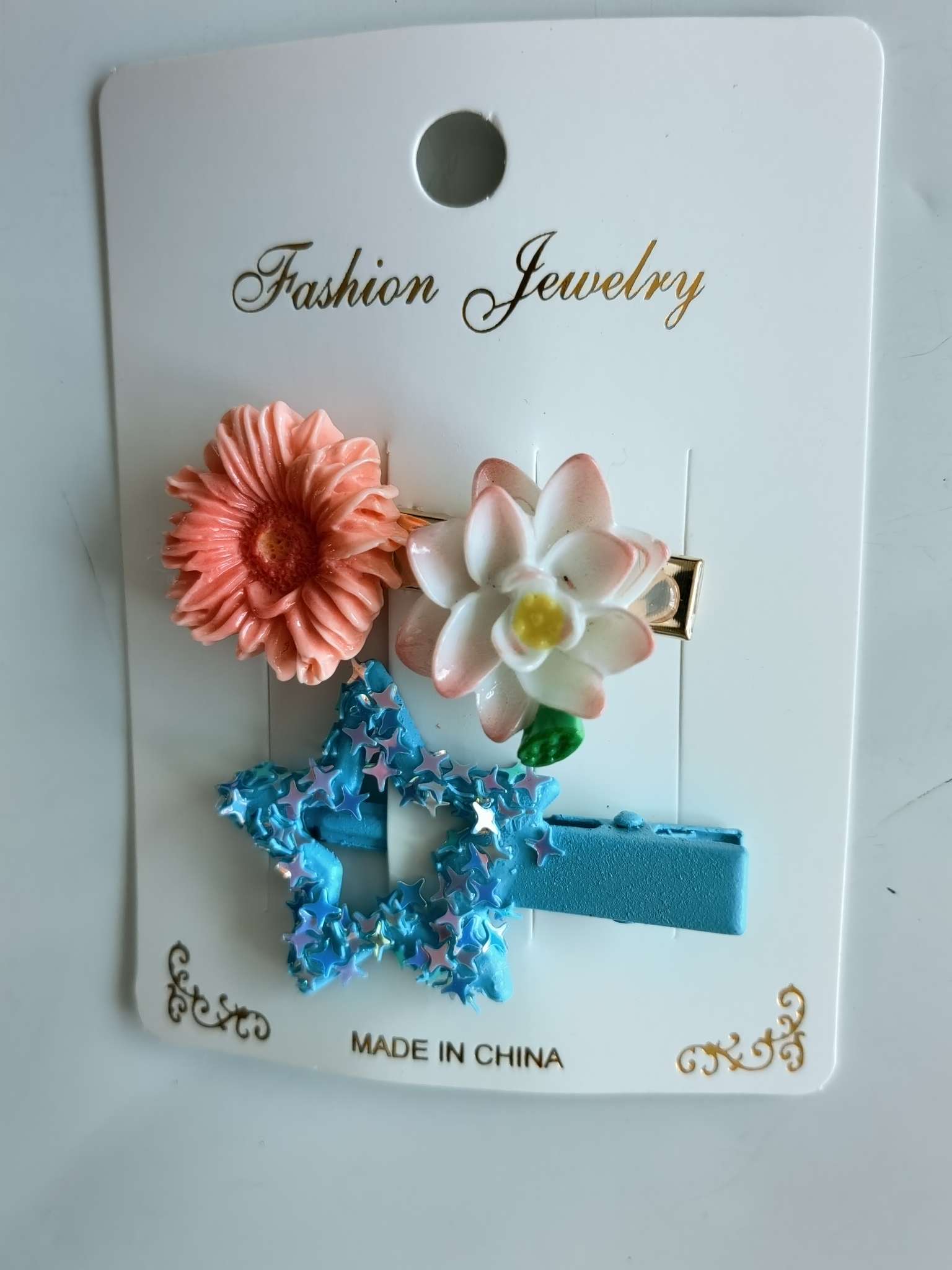 法国纯原花朵发夹发卡头饰发饰发卡饰品女孩兔子皮筋发圈头夹边夹