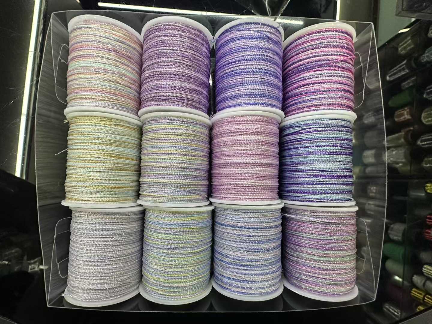 星空段染金银线股线手编01