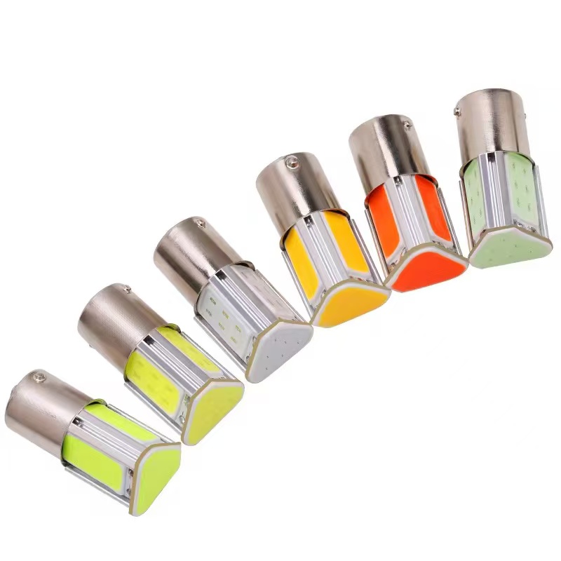 Car LED brake lights, 12V ultra-bright, flashing taillights, COB4 side modified lights, motorcycle decorative lights, fog lights