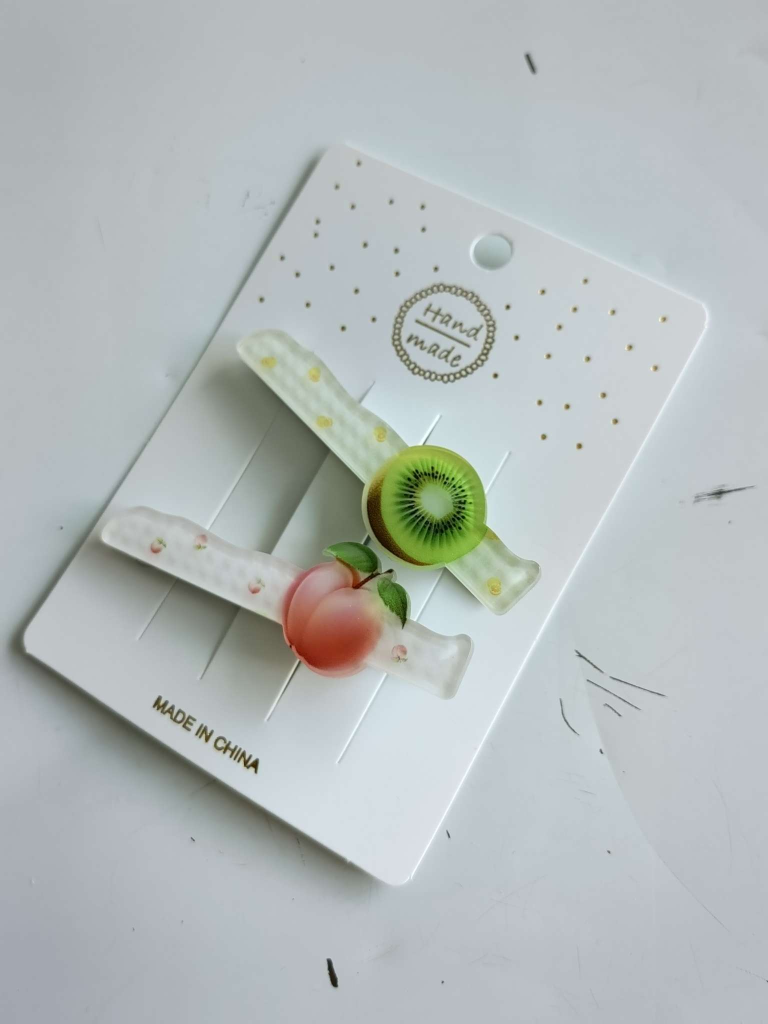 可爱红色樱桃镂空发夹女2025新款精致碎发刘海夹头饰侧边夹鸭嘴夹细节图