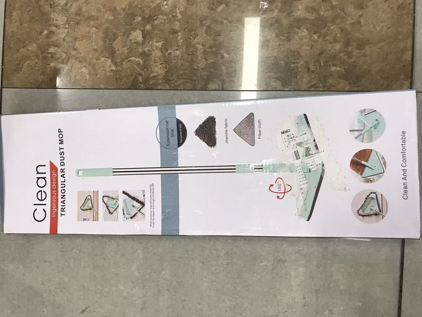 地刷多功能洗地刷可伸缩三角刷清洁刷浴室刷