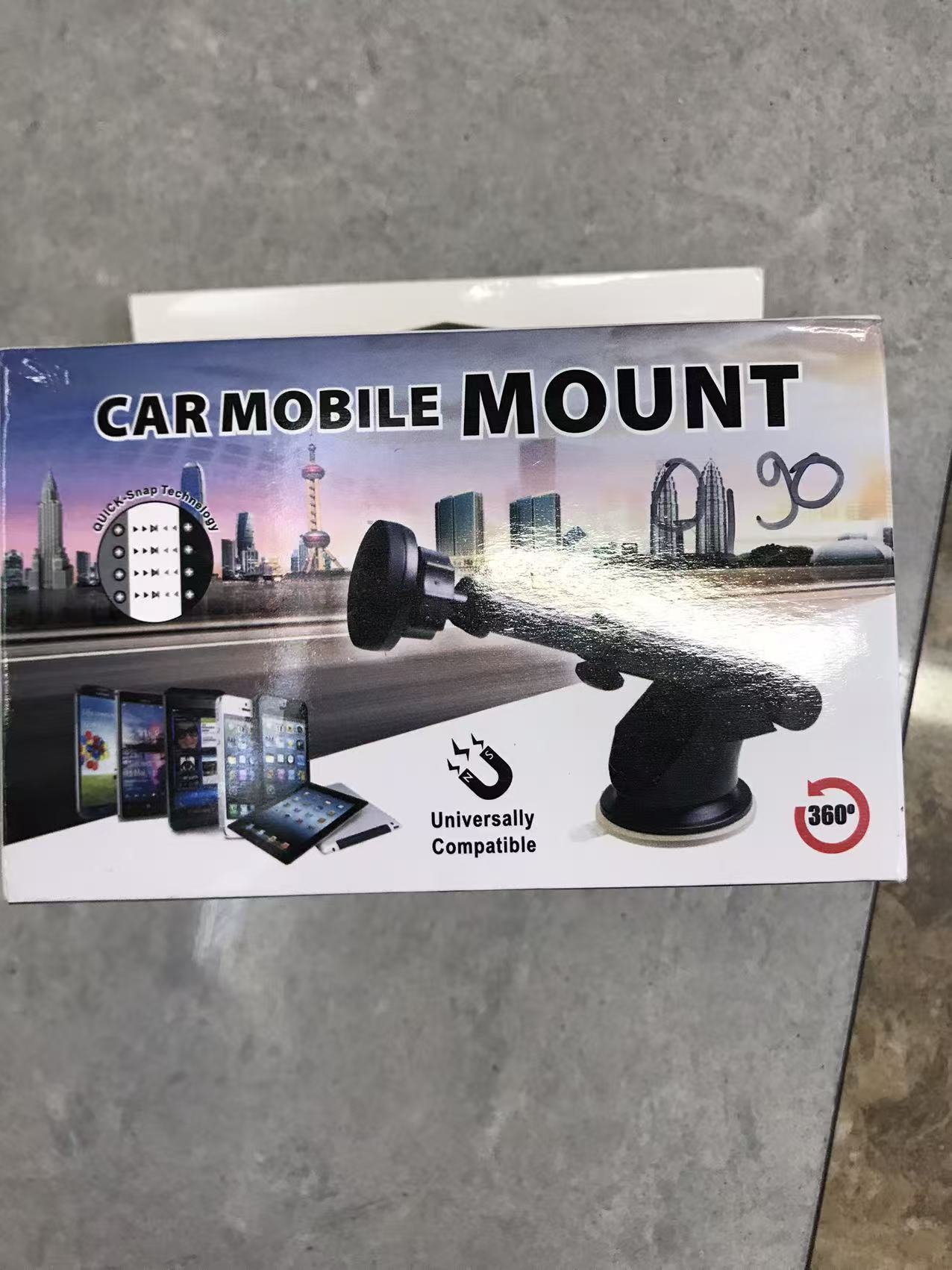 车载伸缩杆长管手机支架 硅胶仪表台玻璃吸盘手机架导航支架