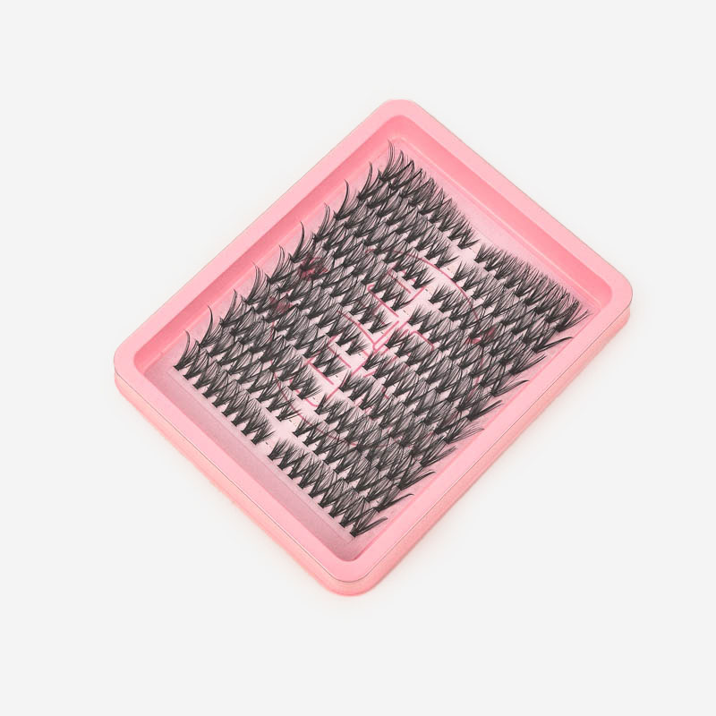 热销DIY跨境假睫毛temu亚马逊希音热熔朵毛欧美D翘假睫毛外贸批发产品图