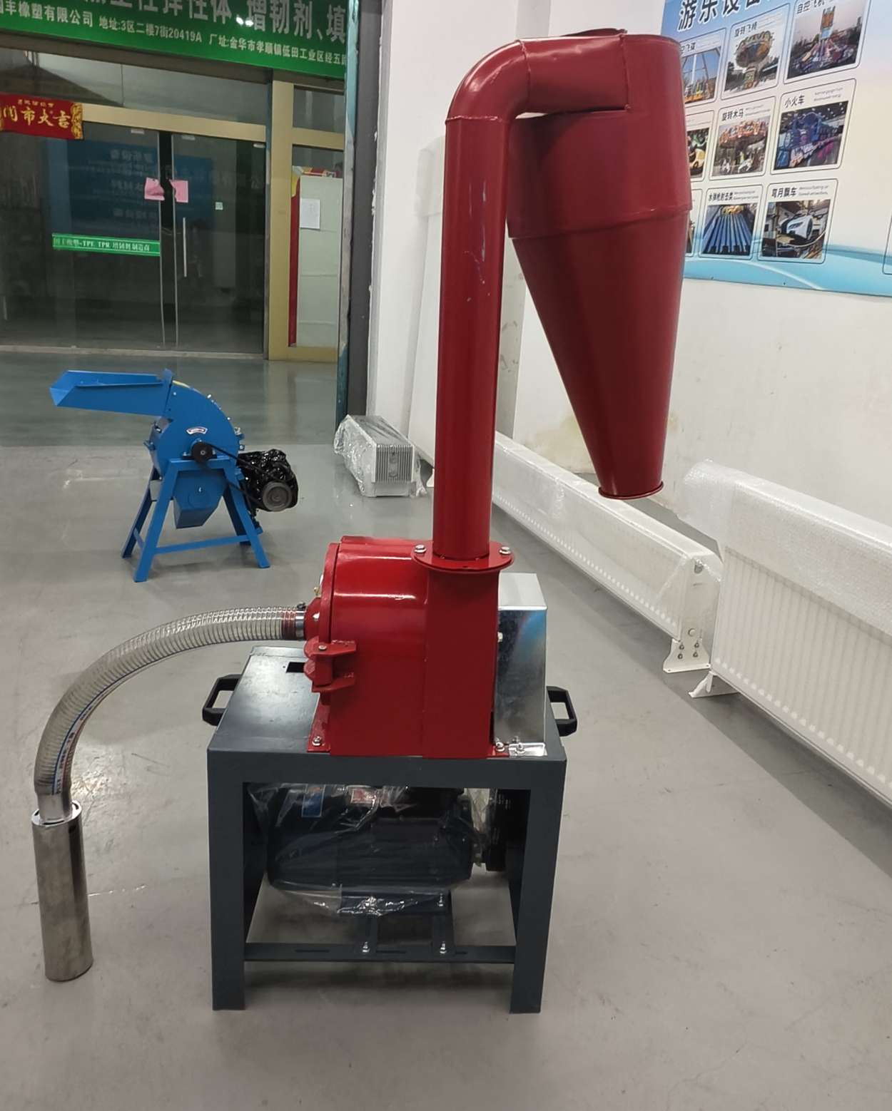 出口供应自吸式玉米粉碎机打粉磨粉机家用商用中药材五谷杂粮调料养殖饲料 跨境供应农业机械粉碎机颗粒机磨面机铡草机榨油机铡揉详情图7