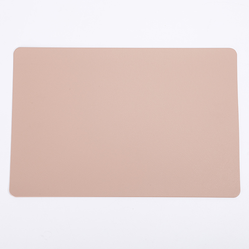 Leather placemats are waterproof and heat-insulating, making them suitable for both indoor and outdoor family parties details Picture