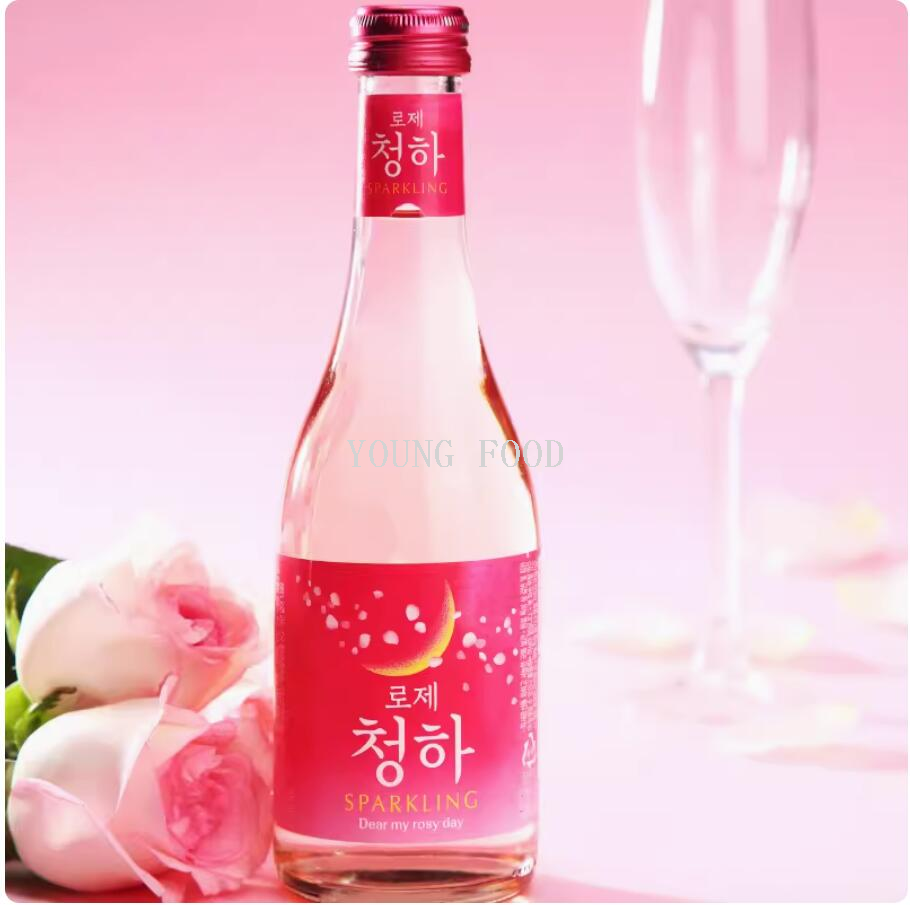 Free shipping! Cheongha Korean original imported sake, soju, low-temperature fermentation process Starry Sky Sparkling Sake 295ml details Picture