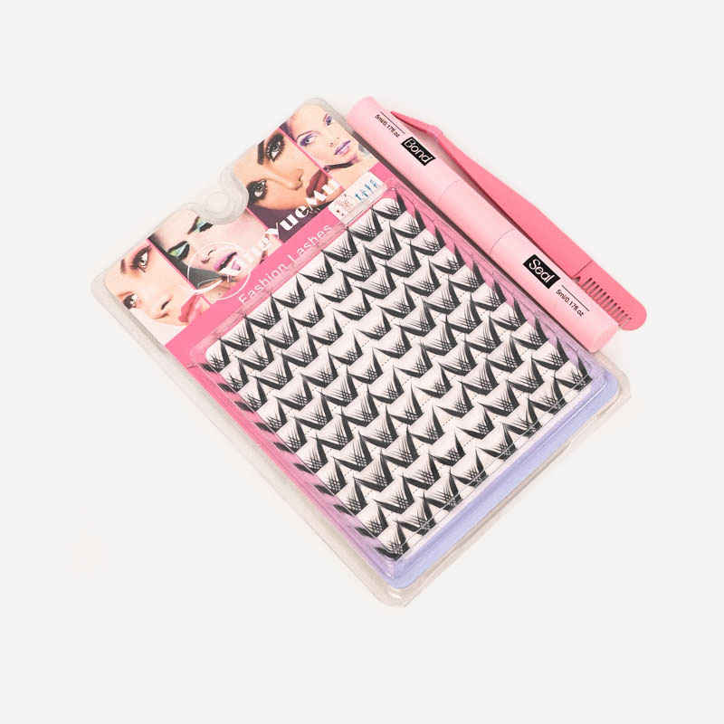 批发假睫毛全家福太阳花纯欲猫爪狐系懒人大花卷纯野女自然眼睫毛产品图