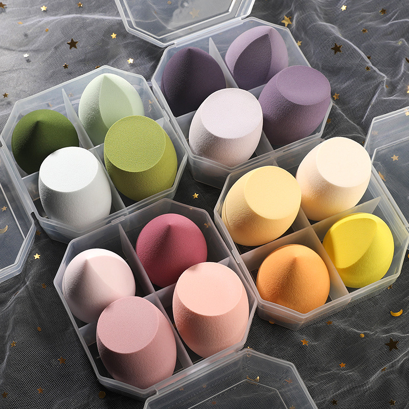 厂家直销  美妆蛋 葫芦粉扑 水滴粉扑 彩妆蛋 化妆蛋斜切海绵粉扑02