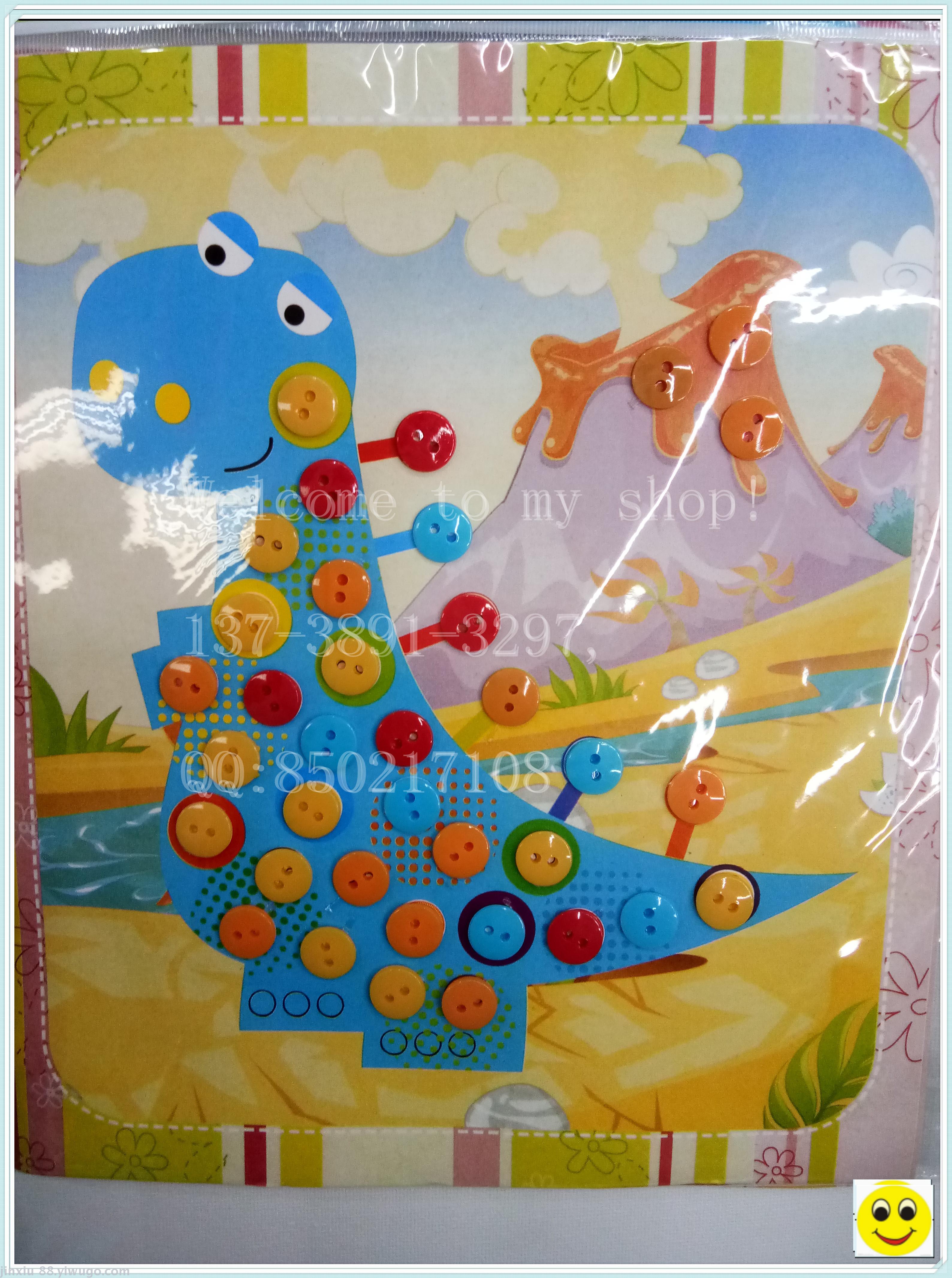 纽扣画，画，贴纸1