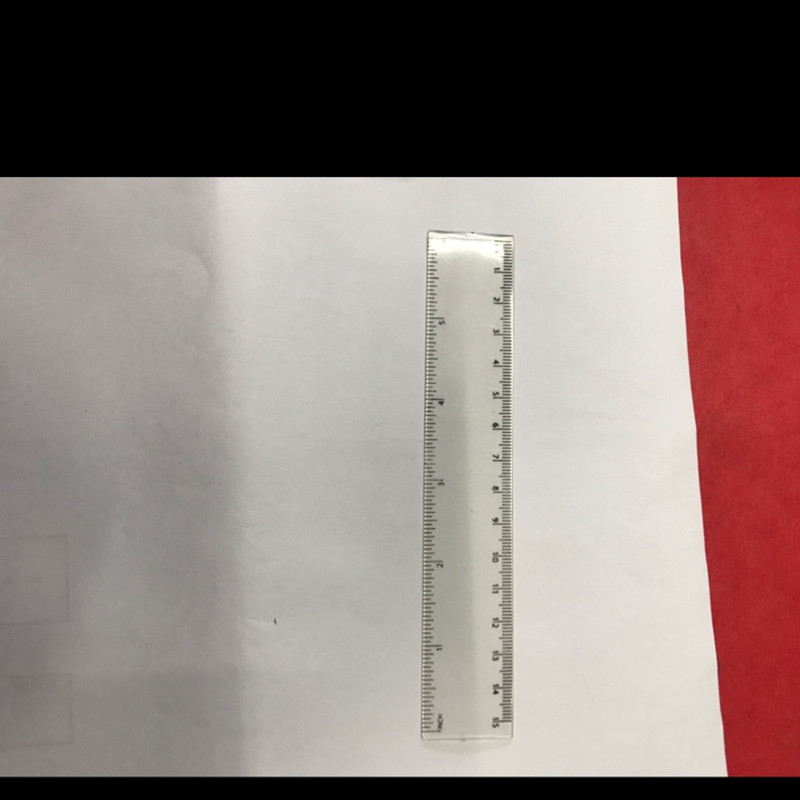 15公分直尺透明材质1