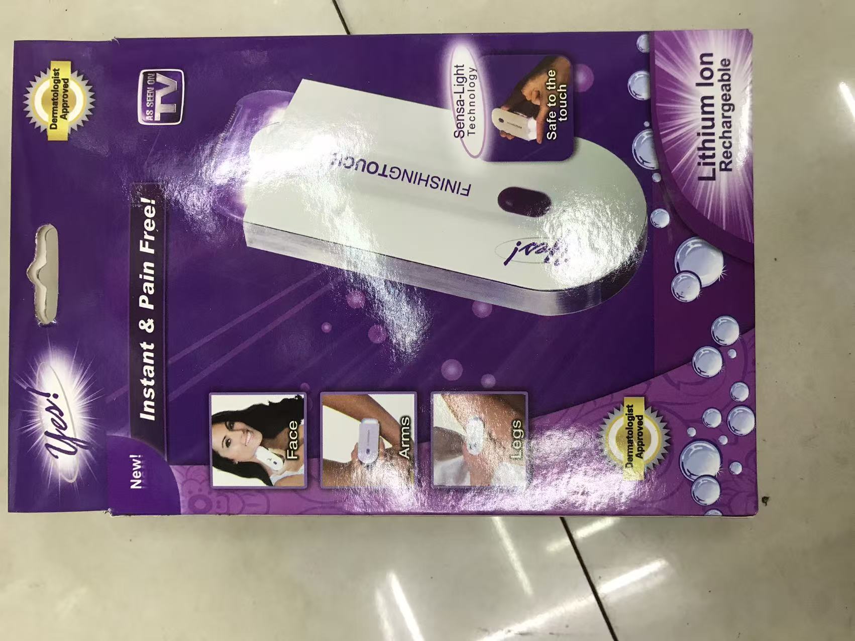 Cross-border portable women's full-body hair removal device, laser hair removal instrument, mini electric dual-head blue light hair shaving device Specification image