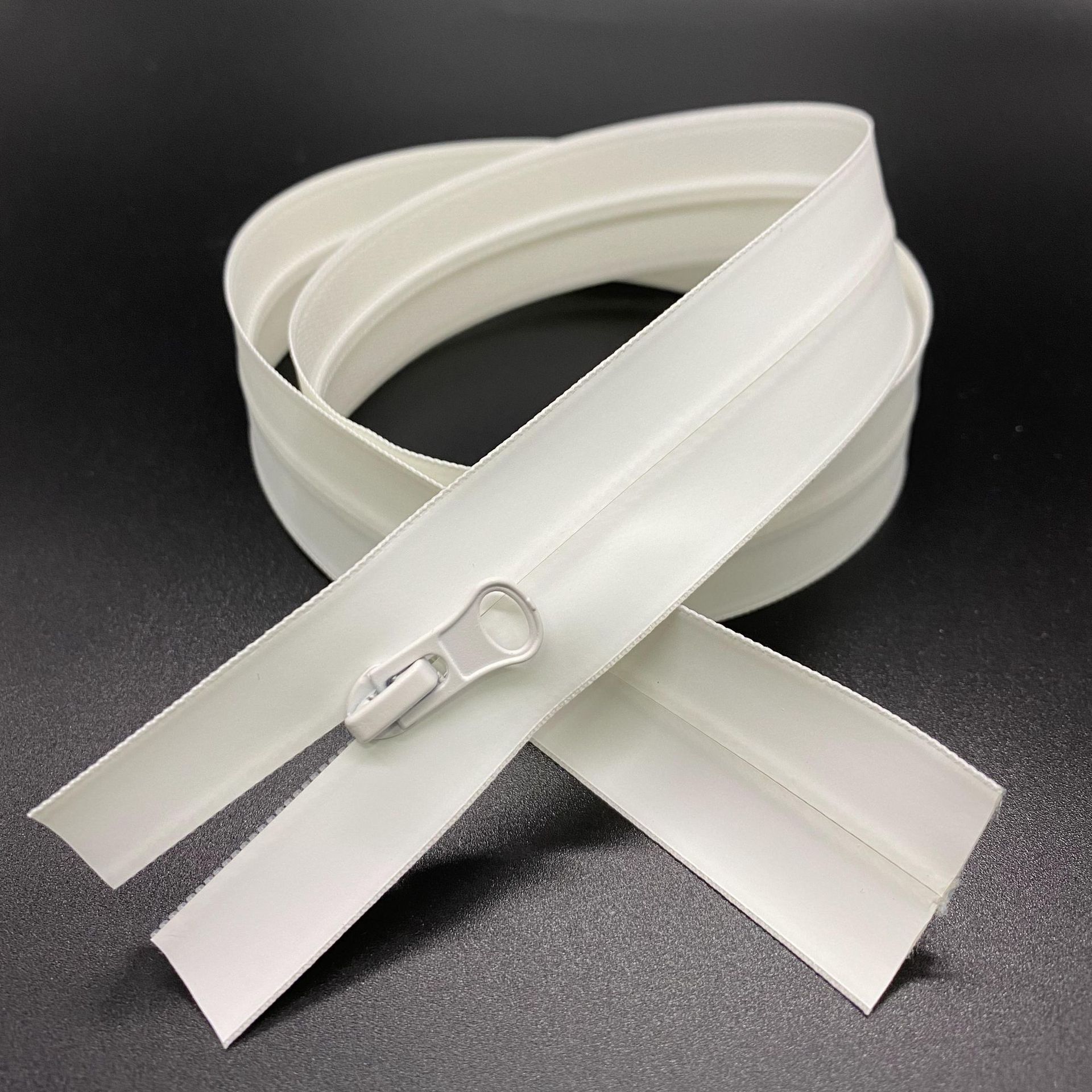 现货3号尼龙白色防水拉链 服装女西裤口袋闭尾码装白色韩版拉链