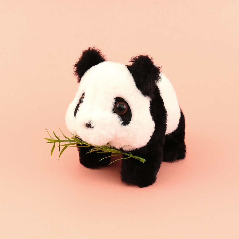 The smart sensing electric plush red panda is super warm and cozy at night. Its singing is super pleasant, and its cute and cuddly hugging is super adorable