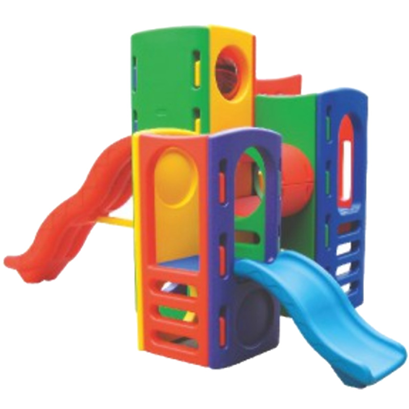 Hualong Factory Direct sales of children's slides, outdoor comprehensive small slides, large plastic children's amusement facilities, and outdoor combination slides Application Scenario