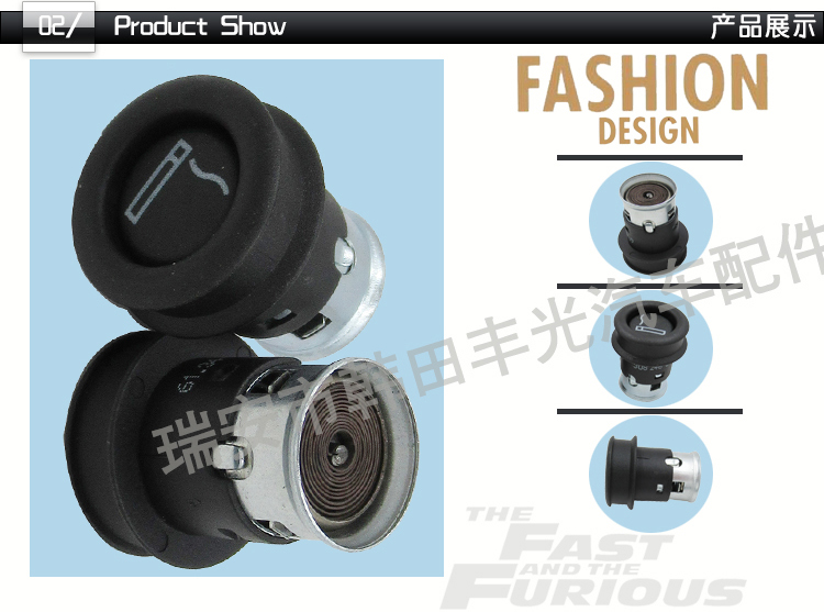 Factory direct sales, suitable for BMW cigarette lighter switch, BMW car car cigarette lighter head. 6134930824601 pic 3