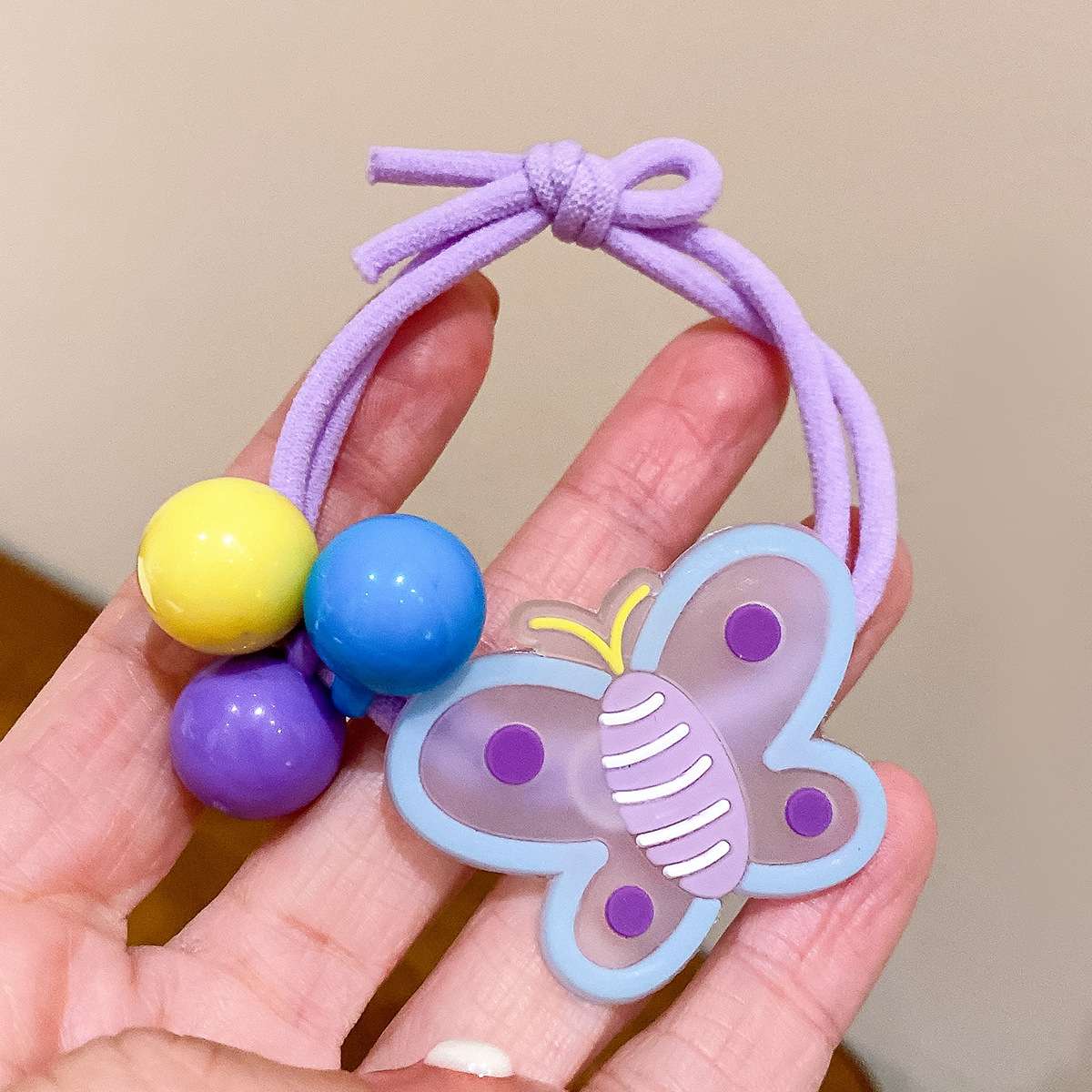 儿童皮筋头绳小女孩扎头发高弹力发圈发饰女童不伤发可爱发绳头饰 发圈产品图