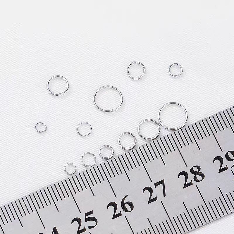 14K包金开口圈单圈手工diy制作手链项链收尾连接圈耳饰品材料配件20个细节图