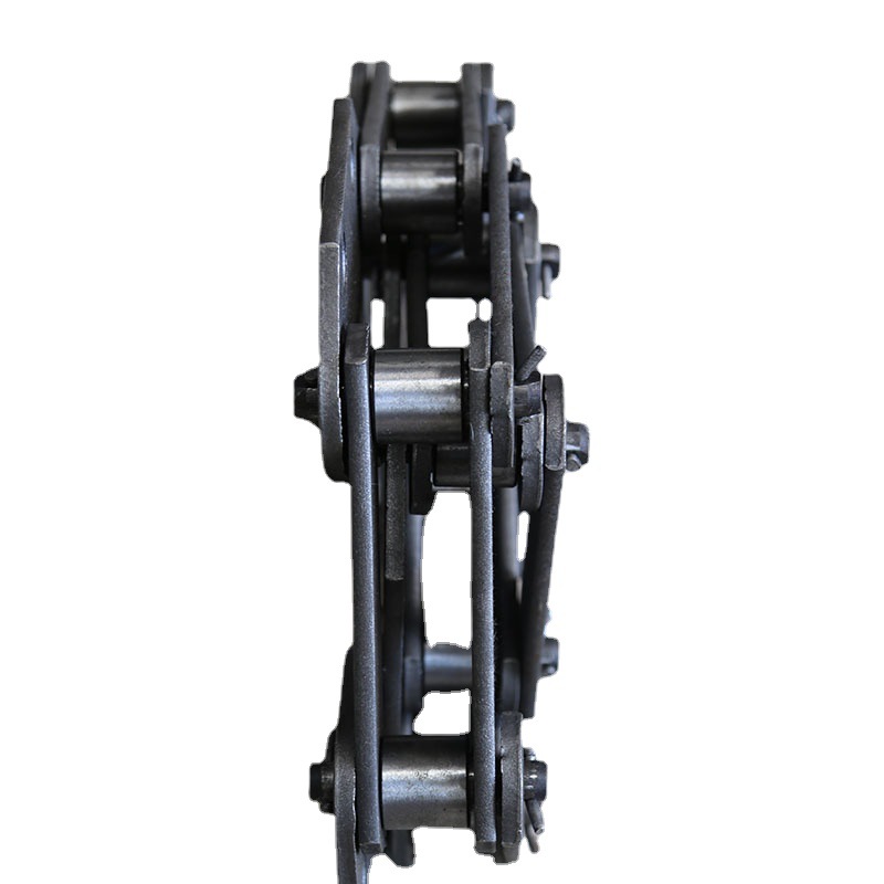 NE type plate chain for elevator, large pitch transmission chain, mining plate conveyor chain, stainless steel curved plate chain Item Picture