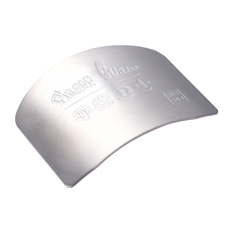 304 stainless steel finger guard, a vegetable cutting wonder, finger guard, anti-cutting protector, kitchen small tool with logo Item Picture