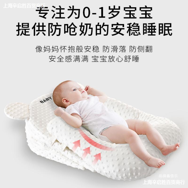 Anti-spitting baby slope pad, newborn pillow, baby feeding and lactation pillow, lying feeding, overflow and choking milk pillow, Ywanbai Application Scenario