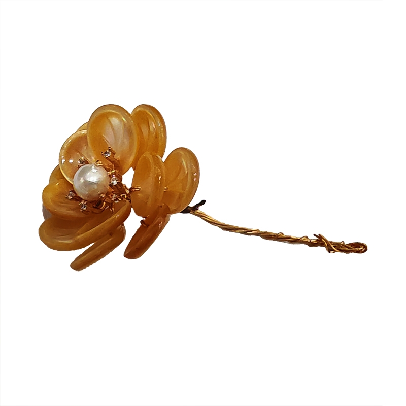 珍珠贝壳发饰配件女士夏季夹子发饰配件发夹头饰配件产品图