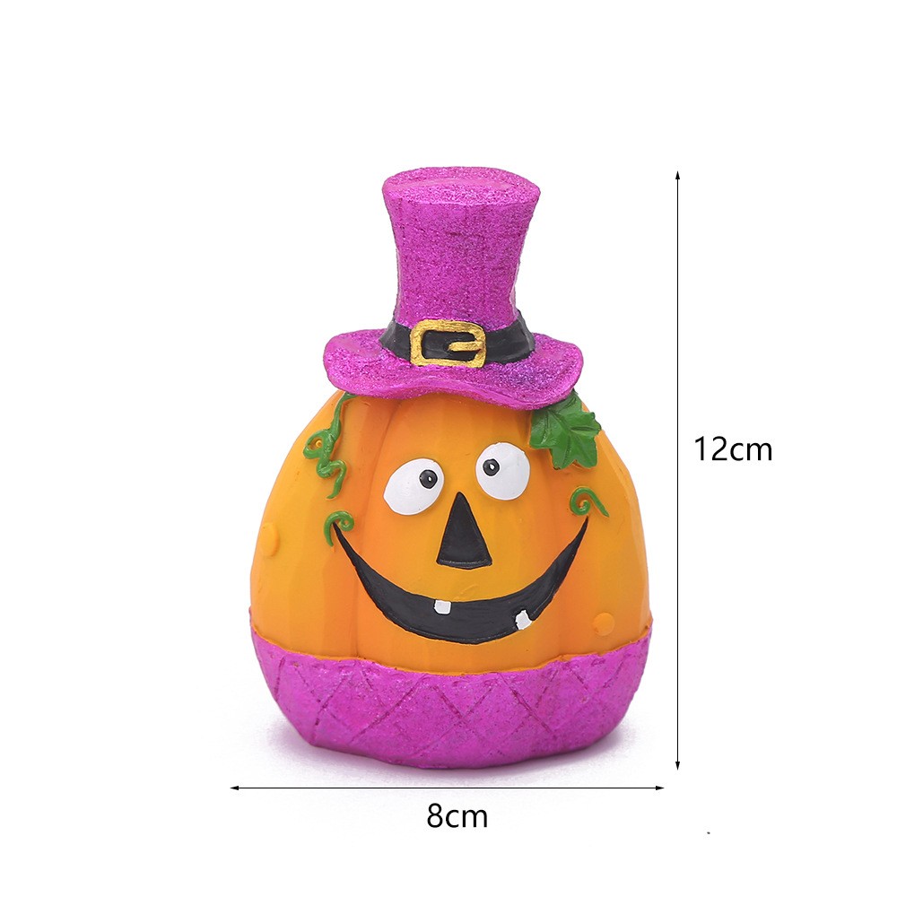 Cross-border European and American festival celebration gifts: Halloween pumpkin head decorations, funny pumpkin bucket table trinkets, diy detail image 3