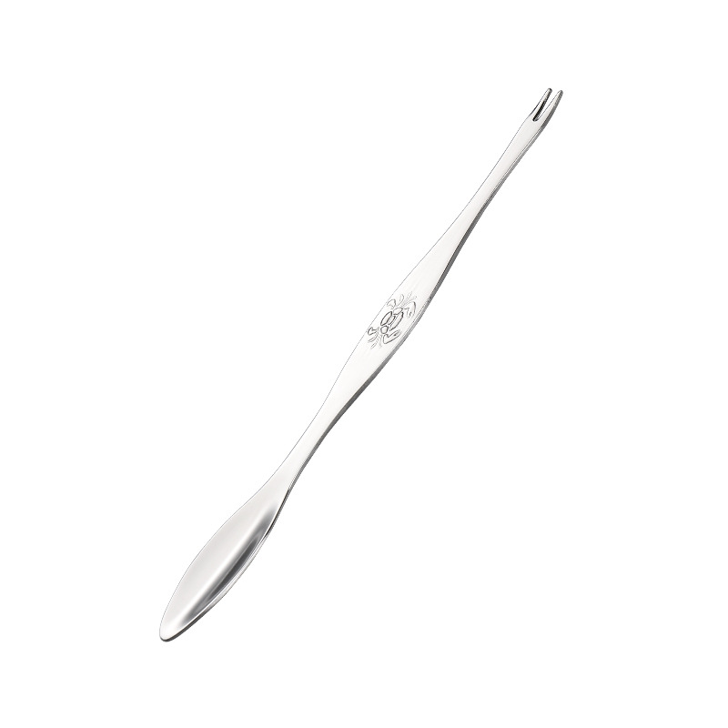 Stainless steel 304 crab needles, lobster and seafood needles, crab-eating tools, hairy crab spoons and forks, walnut needles, seafood meat spoons and forks Item Picture