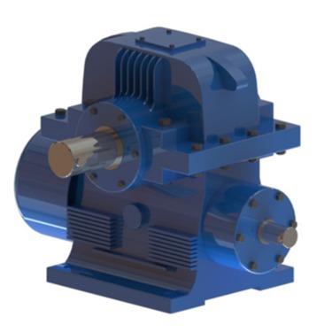 The WD300 and WS300 steel plate welding reducers for cold rolling mills in steel mills have a relatively large allowable torque and are single-stage and double-stage vertical models Item Picture
