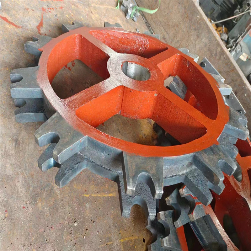 Plate elevator accessories NE30 sprocket 12*50*36 teeth strong type upper and lower sprocket assembly details Picture